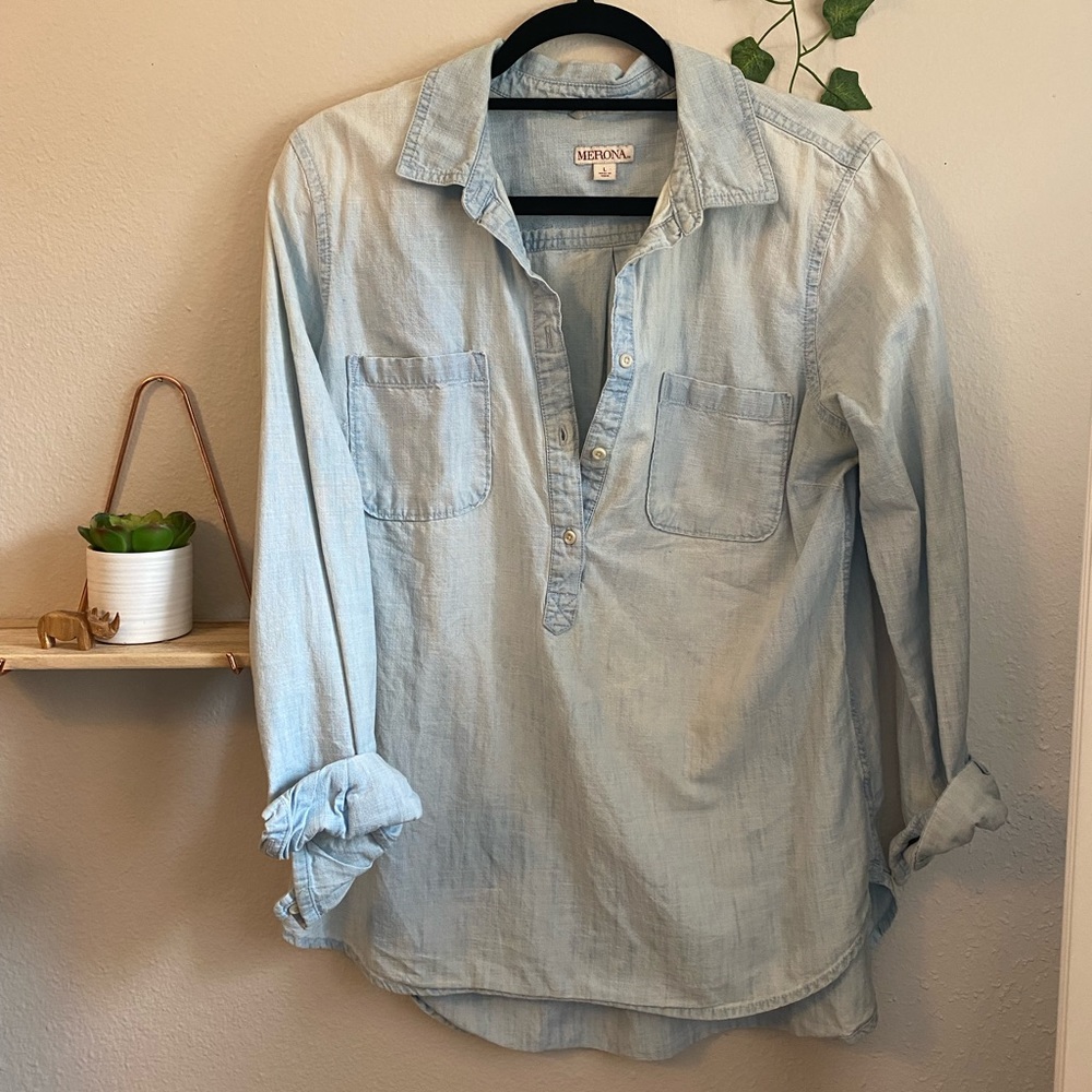 Denim Button Down
